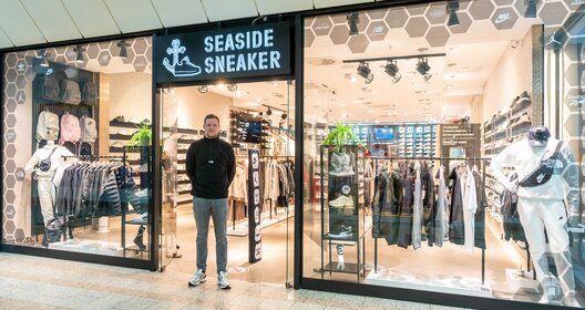 Im Columbus Center ist Tim Grundmann mit Seaside Sneaker neu durchgestartet.