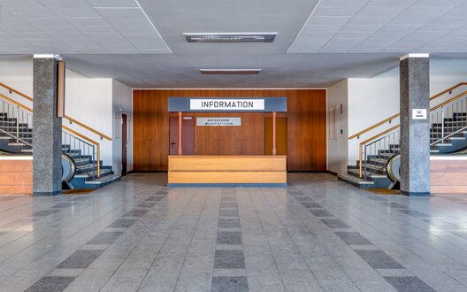 Ankunftsbereich im ersten Obergeschoss | © WFB/Björn Hake