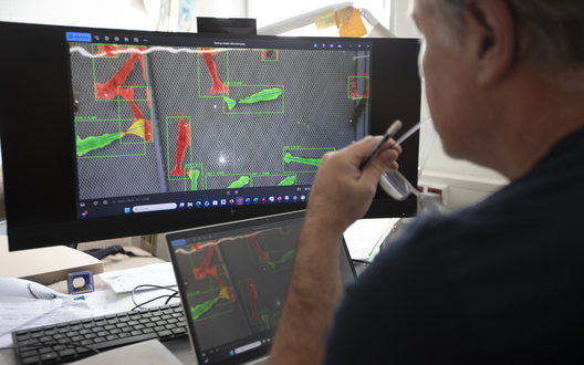 Mann sitzt vor einem PC Monitor | © WFB/Jens Lehmkühler