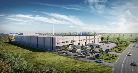 Visualisierung Logistikhalle NordCeram